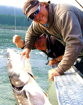 Trophy Sturgeon Fishing on the Columbia River